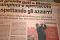 Golf – Open Italia 2015, Gazzetta dello Sport – Giugno 2015