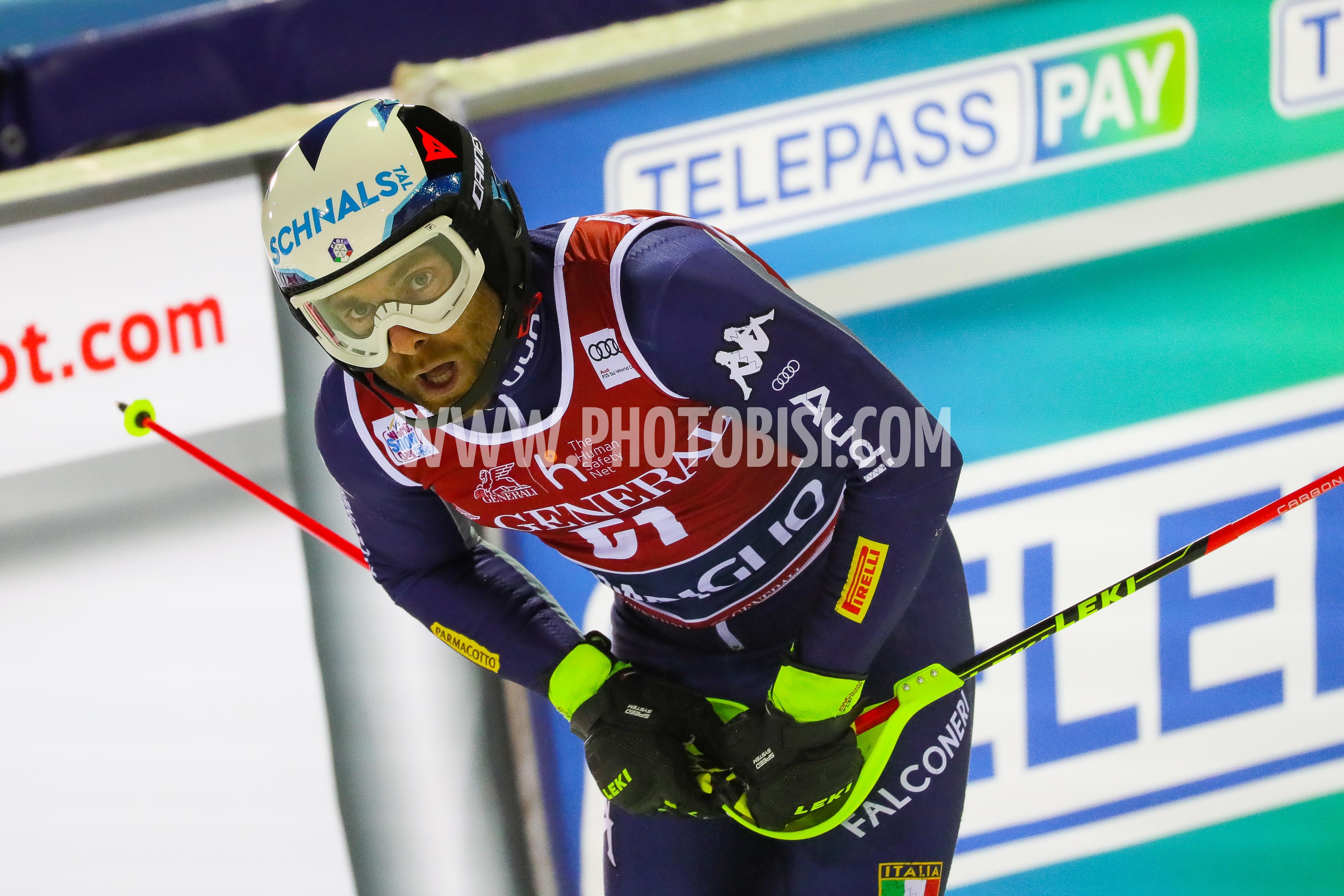 SKIING - FIS SKI WORLD CUP, SL Men.Madonna di Campiglio, Veneto, Italy2020-01-08 - WednesdayCredits: PhotoBisi