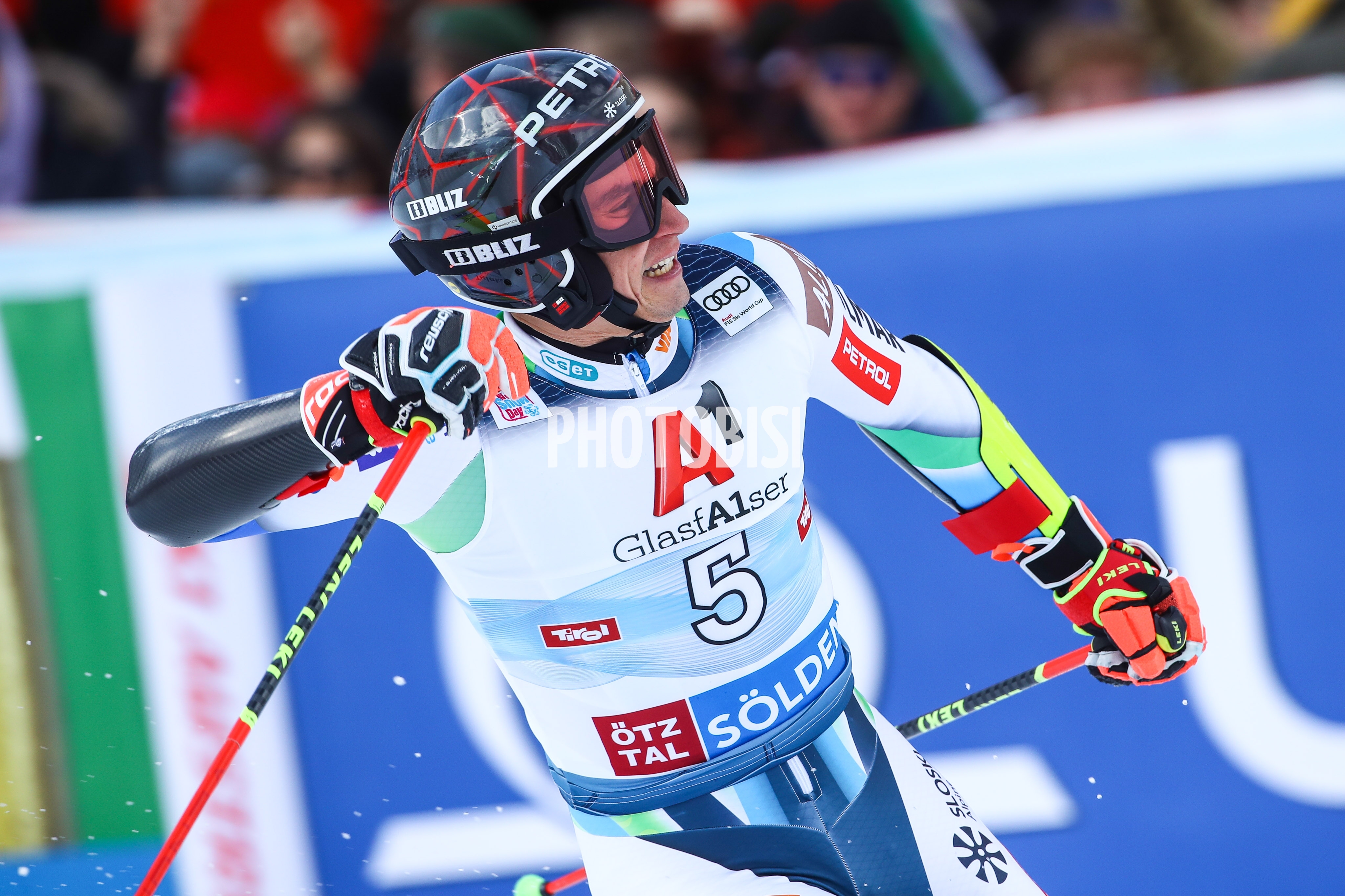 ALPINE SKIING - FIS WC 2022-2023GIANT SLALOM MENSOELDEN, AUSTRIA, TIROL AUSTRIA2022-10-23 - SundayImage shows KRANJEC Zan (SLO) SECOND CLASSIFIED