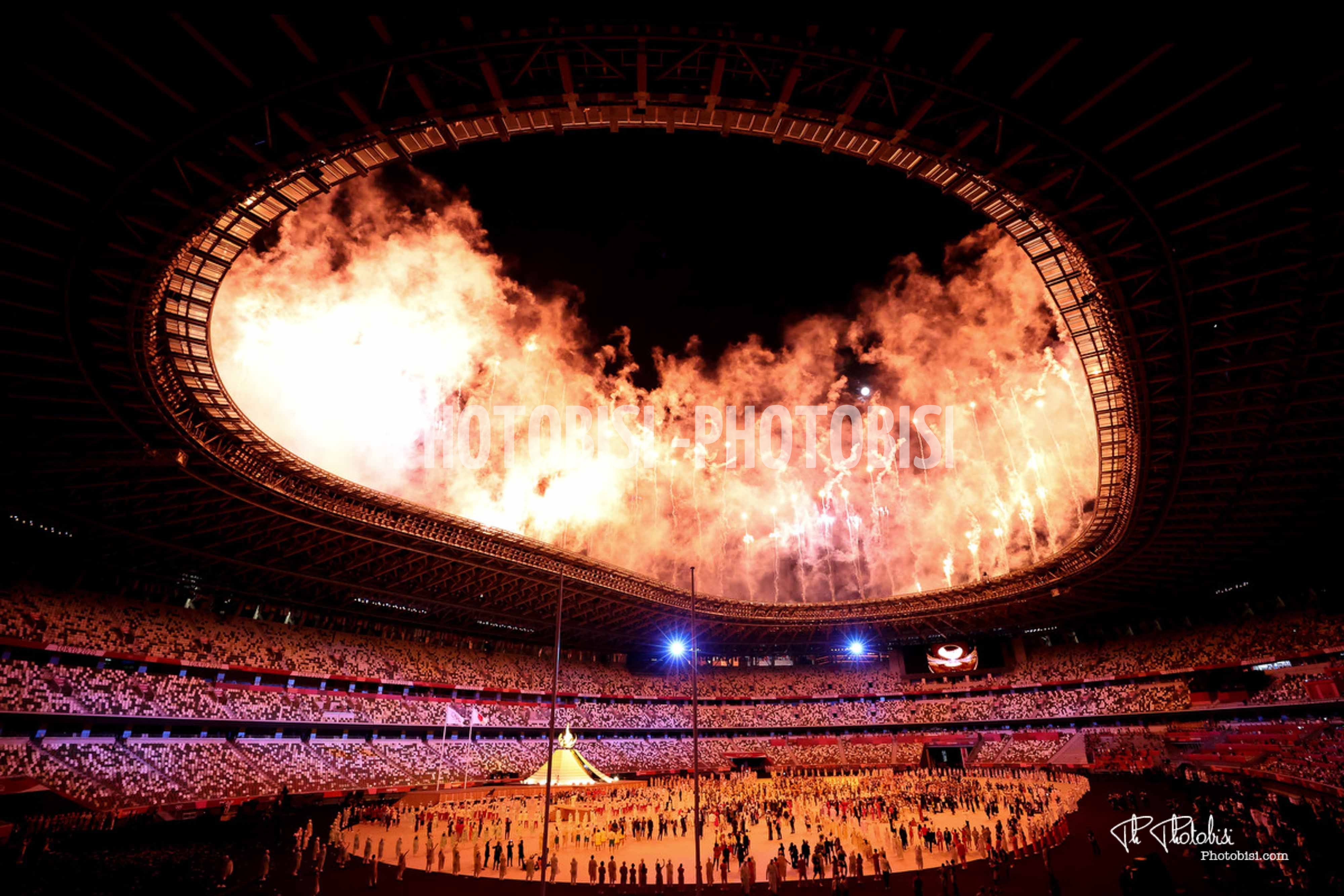 Tokyo (JPN) 23 .07. 2021Olimpiadi Tokyo 2020XXXII giochi olimpici.Cerimonia d'aperturafoto di Sergio Bisi / GMT Sport