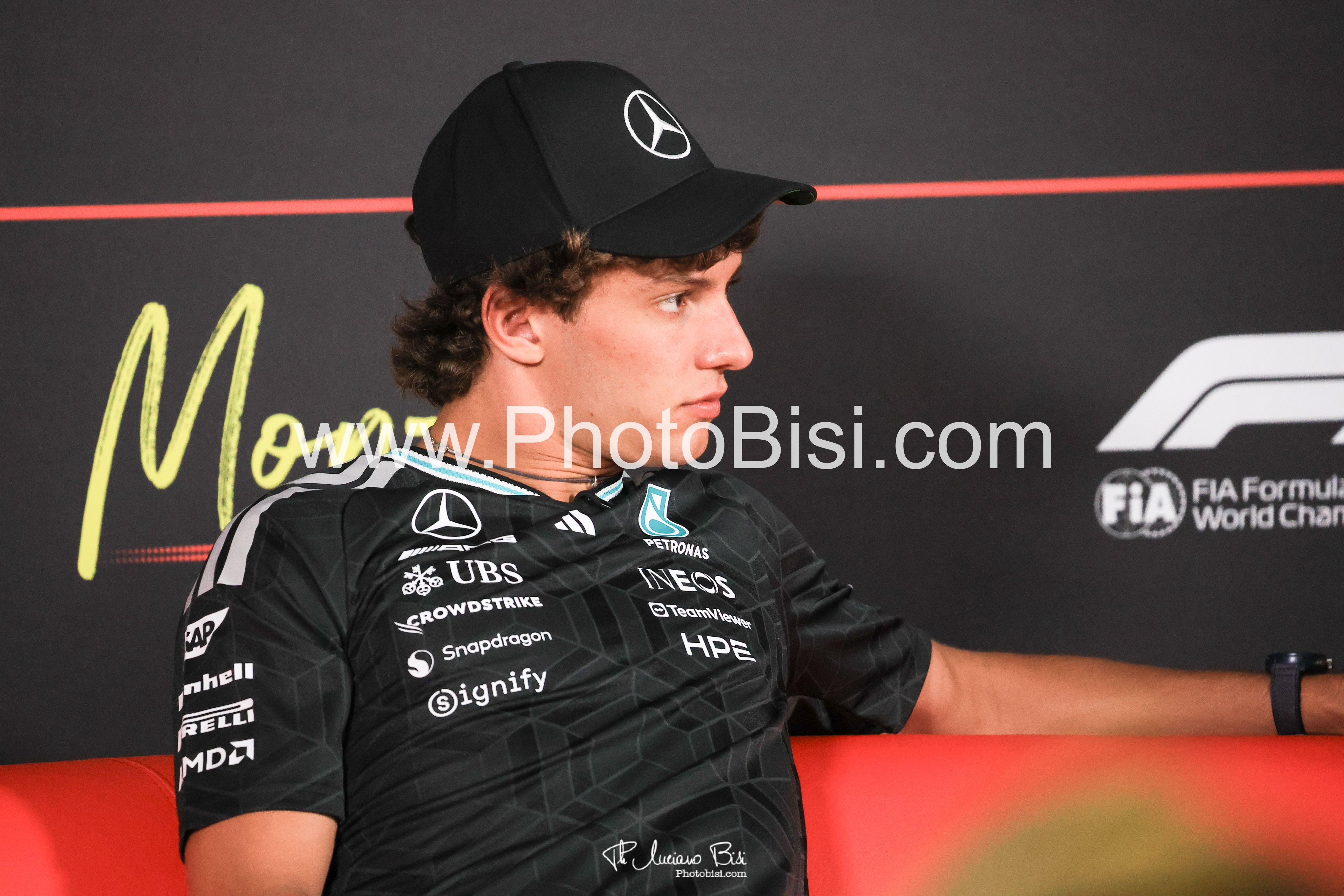 F1 Grand Prix of Italy at Autodromo Nazionale Monza on September 3, 2026 in Monza - Press Conference12 Andrea Kimi Antonelli (ITA) - Mercedes-AMG PETRONAS Formula One Team