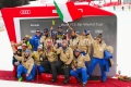 SKIING - FIS SKI WORLD CUP, DH Men.Bormio, Lombardia, Italy2019-12-27 - FridayImage shows Italian Team Podium