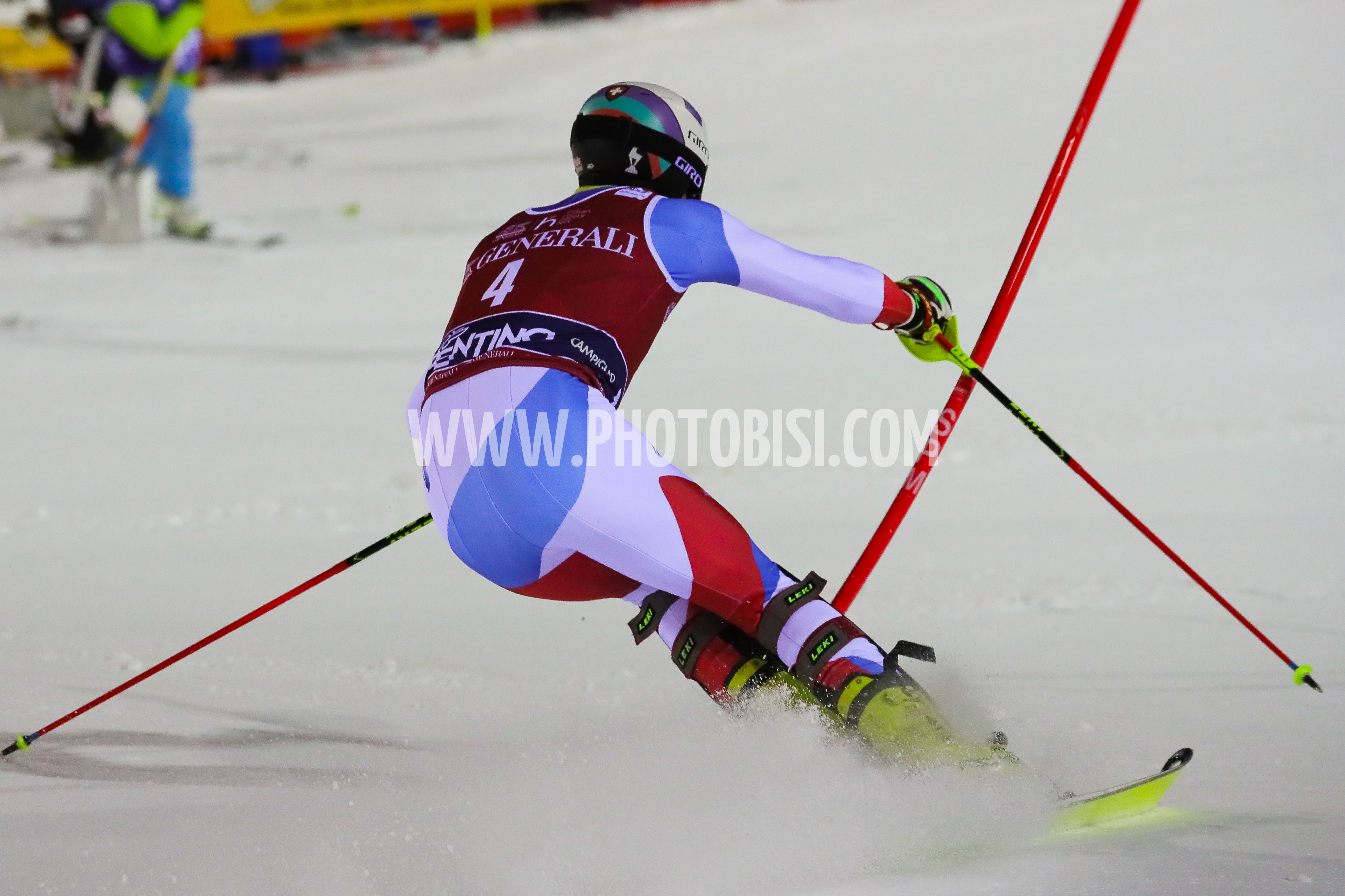 SKIING - FIS SKI WORLD CUP, SL Men.Madonna di Campiglio, Veneto, Italy2020-01-08 - WednesdayCredits: PhotoBisi