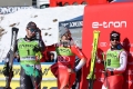 2022-2023 AUDI FIS ALPINE SKI WORLD CUP
SG MEN
Cortina D'Ampezzo, Veneto, Italy
2023-01-29 - Sunday
Image shows ODERMATT Marco (SUI) FIRST CLASSIFIED - PARIS Dominik (ITA) SECOND CLASSIFIED - HEMETSBERGER Daniel (AUT) THIRD CLASSIFIED
