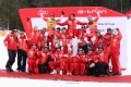 2023 FIS ALPINE WORLD CUP SKI , SG MENWengen, Swiss, SUI2023-01-13 - FridayImage shows ROGENTIN Stefan (SUI) ODERMATT Marco (SUI) Mauro Caviezel (SUI)  Podium