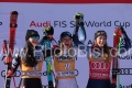 ALPINE SKIING - FIS WC 2023-2024Women's World Cup DHCortina D'Ampezzo, Veneto, Italy2024-01-27 - SaturdayImage shows: WILES Jacqueline (USA) SECOND CLASSIFIED - MOWINCKEL Ragnhild (NOR) FIRST CLASSIFIED - GOGGIA Sofia (ITA) 3rd CLASSIFIED