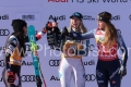 ALPINE SKIING - FIS WC 2023-2024Women's World Cup DHCortina D'Ampezzo, Veneto, Italy2024-01-27 - SaturdayImage shows: WILES Jacqueline (USA) SECOND CLASSIFIED - MOWINCKEL Ragnhild (NOR) FIRST CLASSIFIED - GOGGIA Sofia (ITA) 3rd CLASSIFIED
