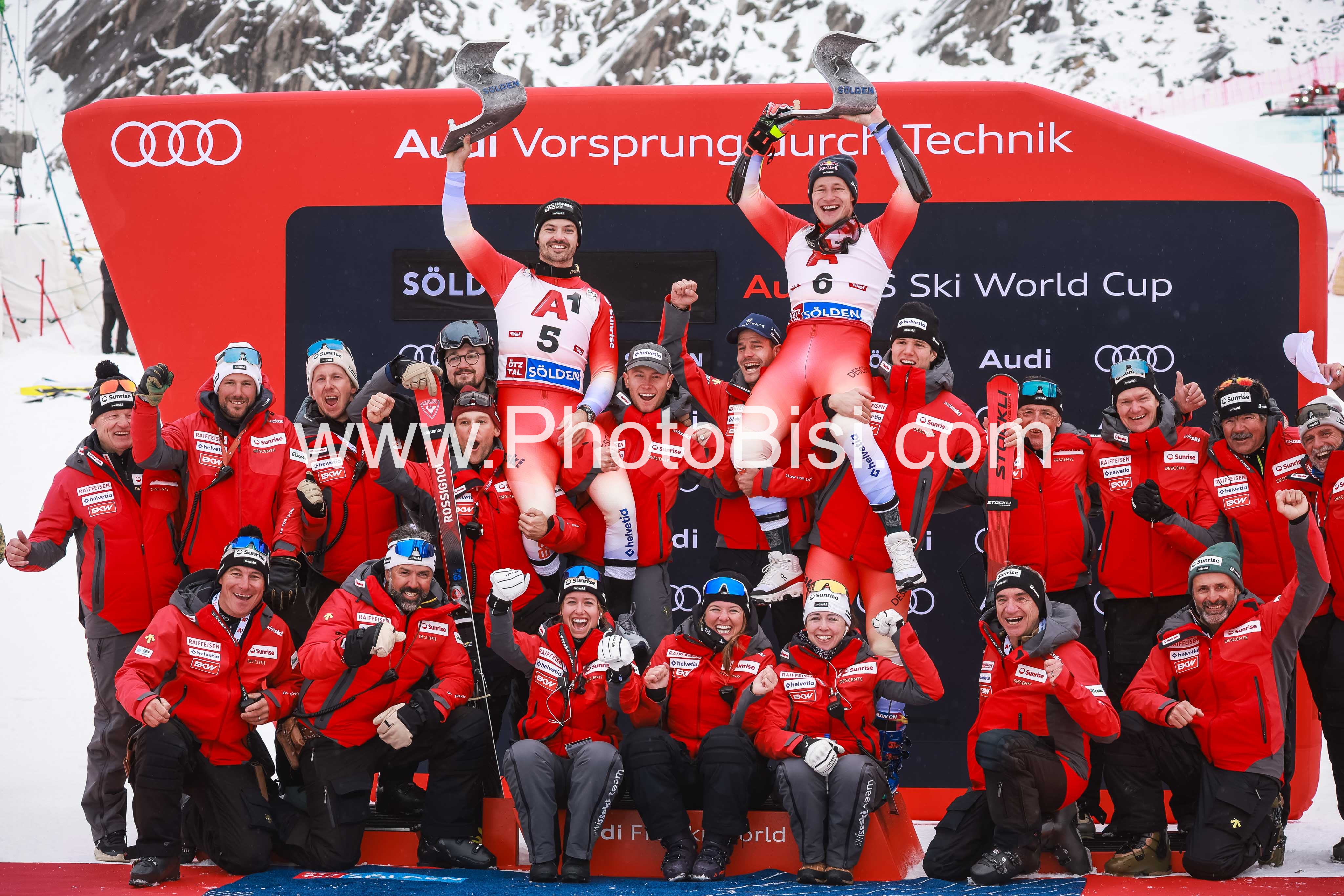 Audi FIS Ski World Cup 2027
Men’s Giant Slalom - Soelden (AUT)
2026 October - 25 Sunday - 
05MEILLARD LoicSUI
06ODERMATT MarcoSUI