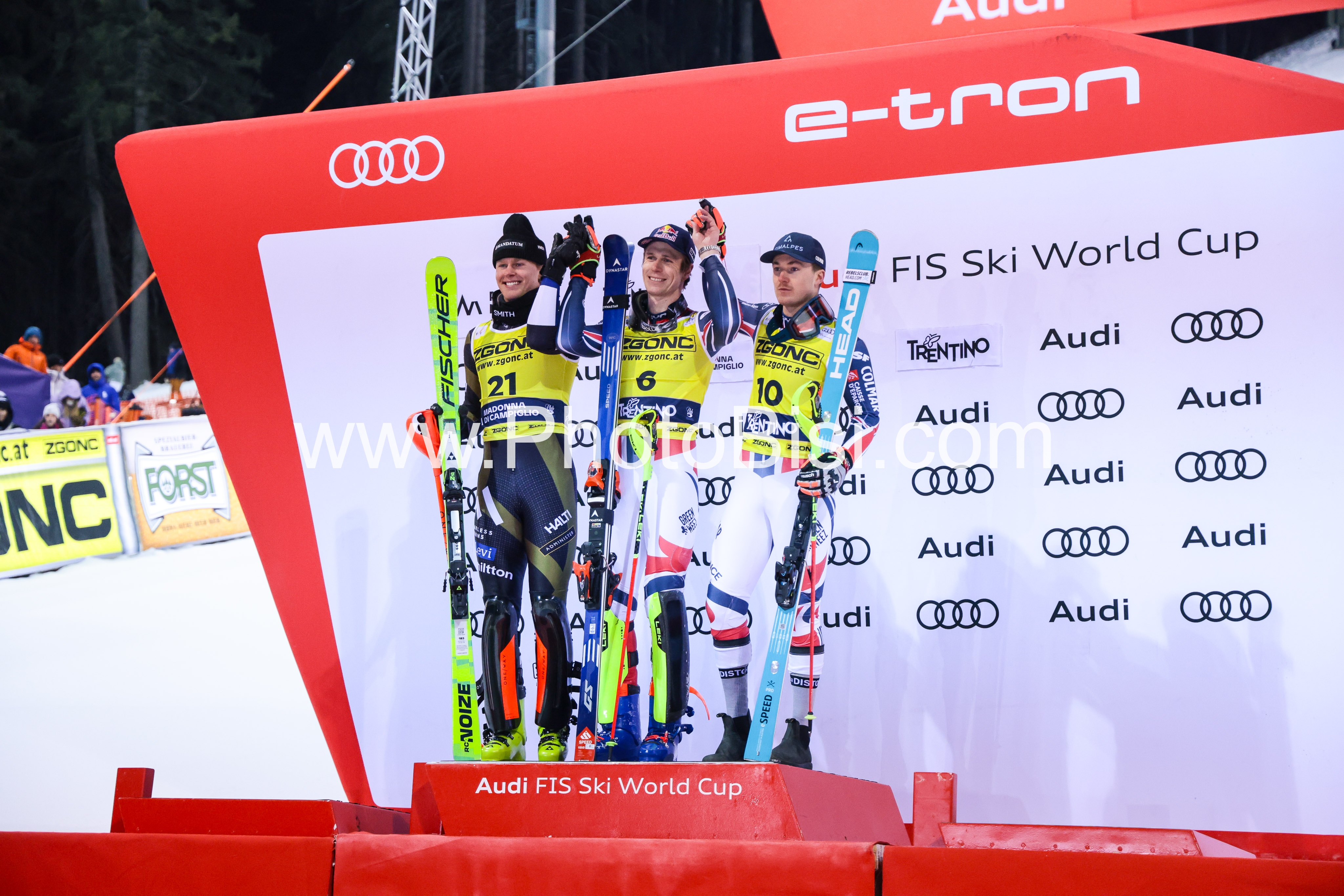 FIS Ski World Cup 2025-2026 -
Men’s Slalom - Madonna di Campiglio (ITA)
07/01/26
NOEL Clement (FRA)
RASSAT Paco (FRA)
HALLBERG Eduard (FIN)