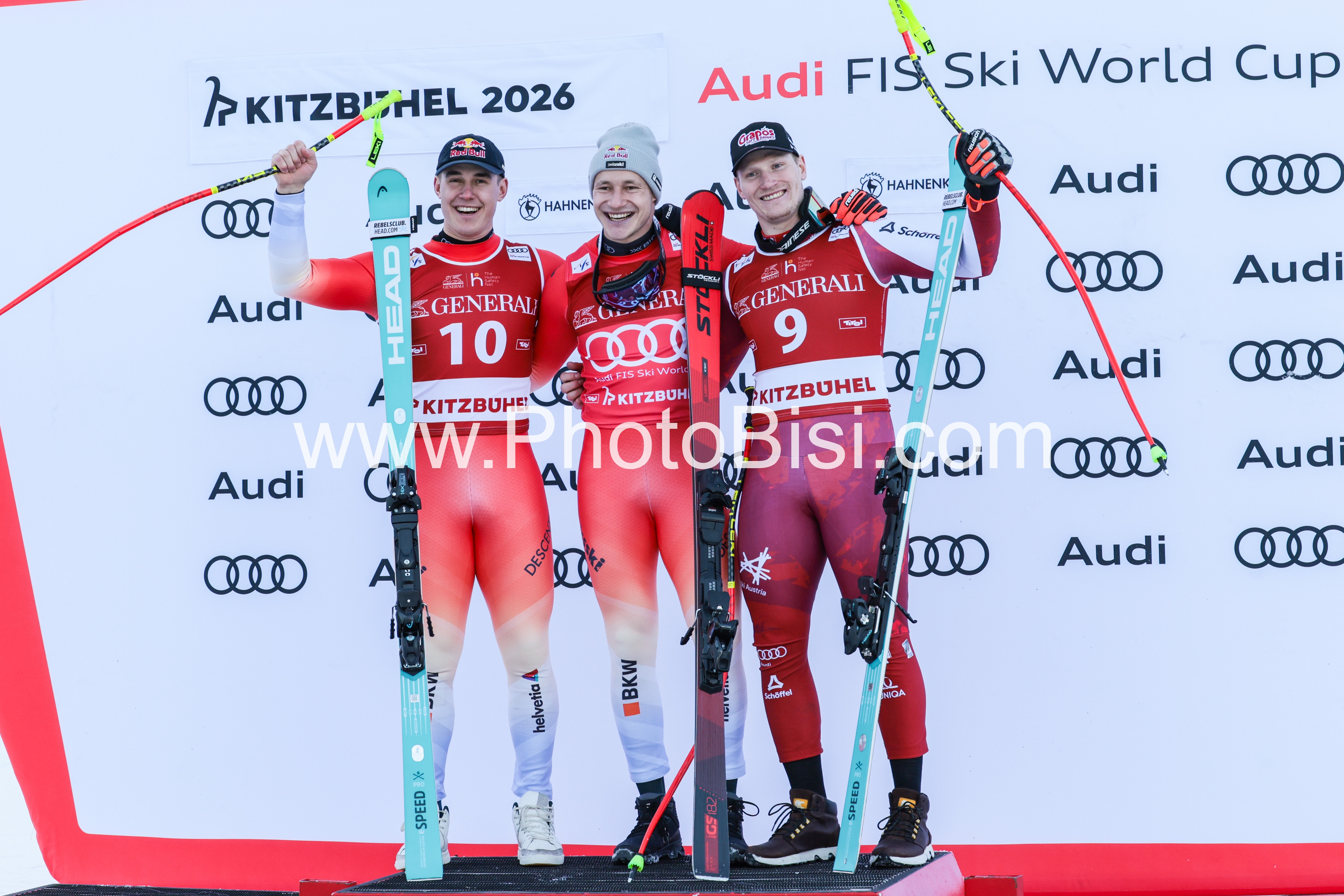 FIS Ski World Cup 2025-2026 -
Men’s World Cup SUPER G Kitzbühel (AUT)
23/01/26
von ALLMEN Franjo (SUI)
ODERMATT Marco (SUI)
BABINSKY Stefan (AUT)