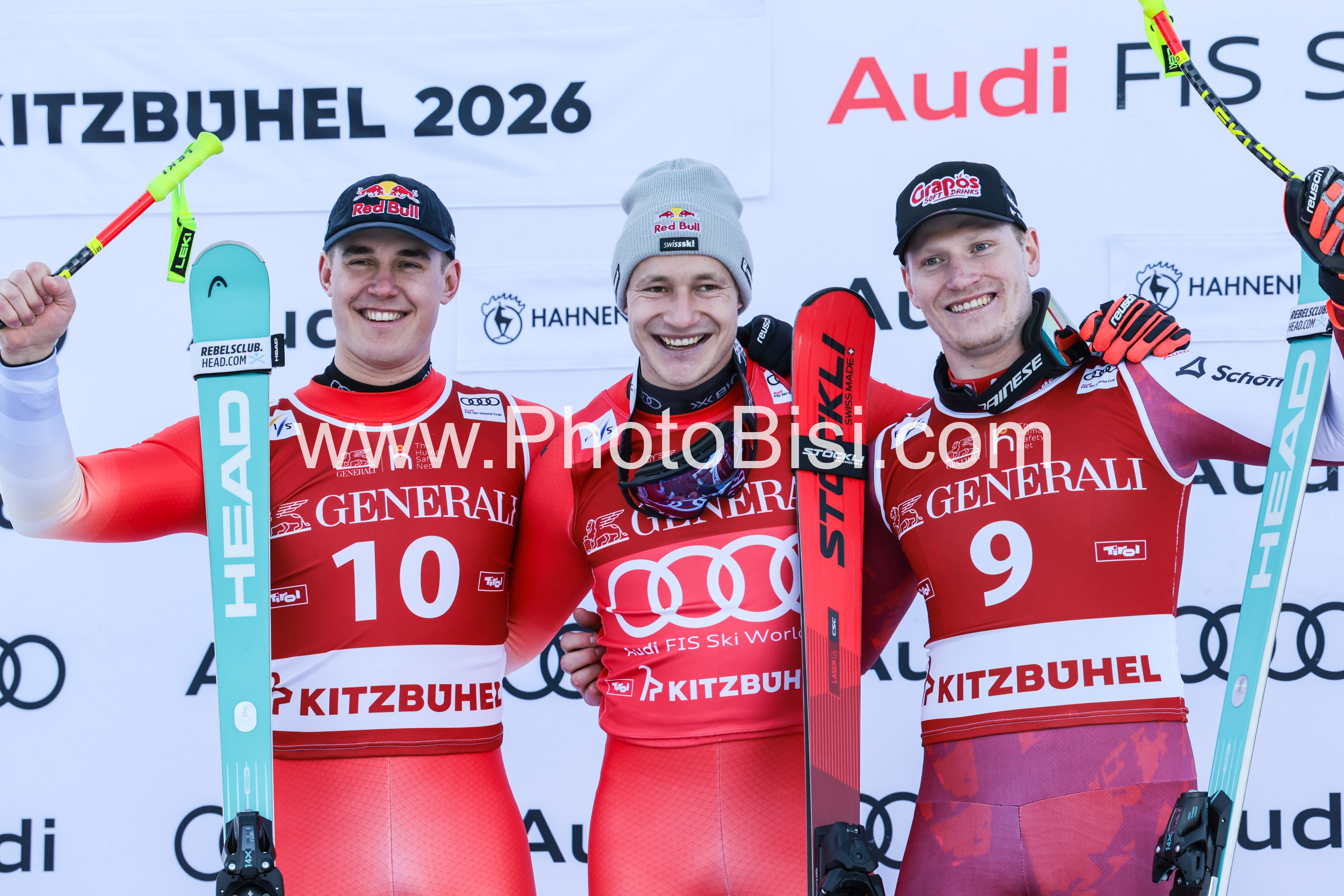 FIS Ski World Cup 2025-2026 -
Men’s World Cup SUPER G Kitzbühel (AUT)
23/01/26
von ALLMEN Franjo (SUI)
ODERMATT Marco (SUI)
BABINSKY Stefan (AUT)